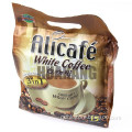 Matte printing die cut white coffee packaging bag